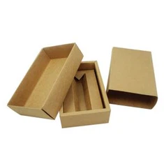 Card Papperskorg Brown Kraft Folding Packaging
